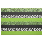 Leopardrucke, Zebra Print, Tierdruck, grün Stoff (Fat Quarter (45,7 x 55,9 cm))