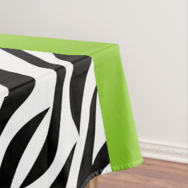 Leopardrucke, Zebra Print, Tierdruck, grün Tischdecke