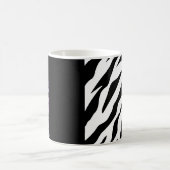 Leopardrucke, Zebra Print, Tierdruck, Lila Kaffeetasse (Mittel)