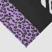 Leopardrucke, Zebra Print, Tierdruck, Lila Seidenpapier (Ausschnitt)