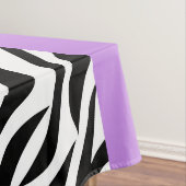 Leopardrucke, Zebra Print, Tierdruck, Lila Tischdecke (Beispiel)