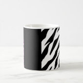 Leopardrucke, Zebra Print, Tierdruck, Rosa Kaffeetasse (Mittel)