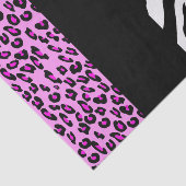 Leopardrucke, Zebra Print, Tierdruck, Rosa Seidenpapier (Ausschnitt)