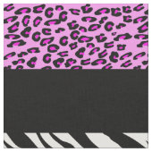 Leopardrucke, Zebra Print, Tierdruck, Rosa Stoff (Nahaufnahme)