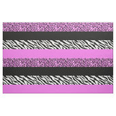 Leopardrucke, Zebra Print, Tierdruck, Rosa Stoff (Fat Quarter (45,7 x 55,9 cm))