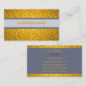Leopardruckfarbe und Schlichte Farbe 2 Visitenkarte (Vorne/Hinten)