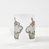 Leopardruckkuchen Mattglastasse (Vorderseite Links)