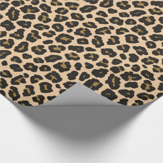 Leopardruckpapier Geschenkpapier (Ecke)