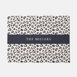 Leopardruckpink Fußmatte