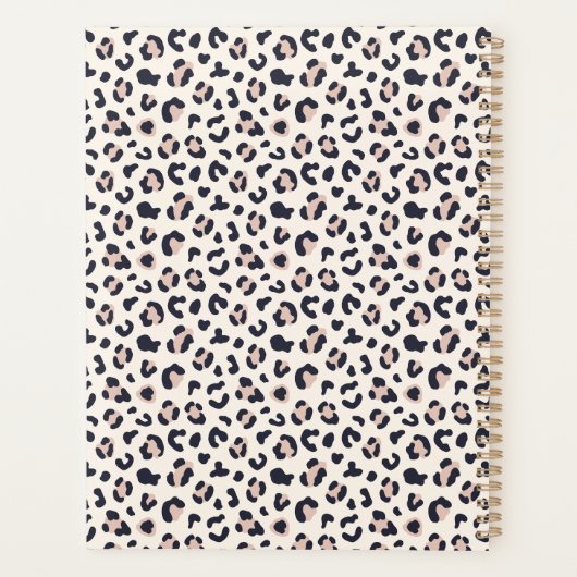 Leopardruckpink Planer (Rückseite)