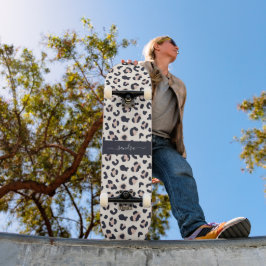 Leopardruckpink Skateboard