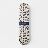 Leopardruckpink Skateboard (Vorne)