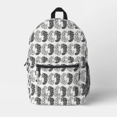 Leopards Bedruckter Rucksack (Vorderseite)