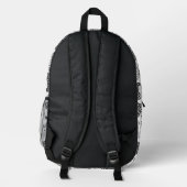 Leopards Bedruckter Rucksack (Rückseite)
