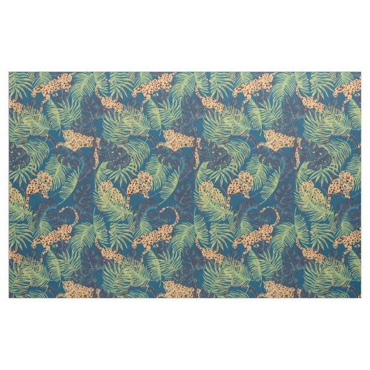 Leopards Jungle Stoff (Fat Quarter (45,7 x 55,9 cm))
