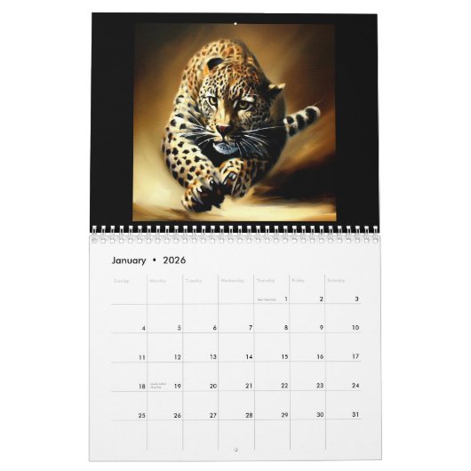 Leopards Kalender (Jan 2026)