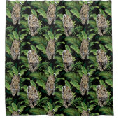 Leopards Muster Duschvorhang (Vorderseite)