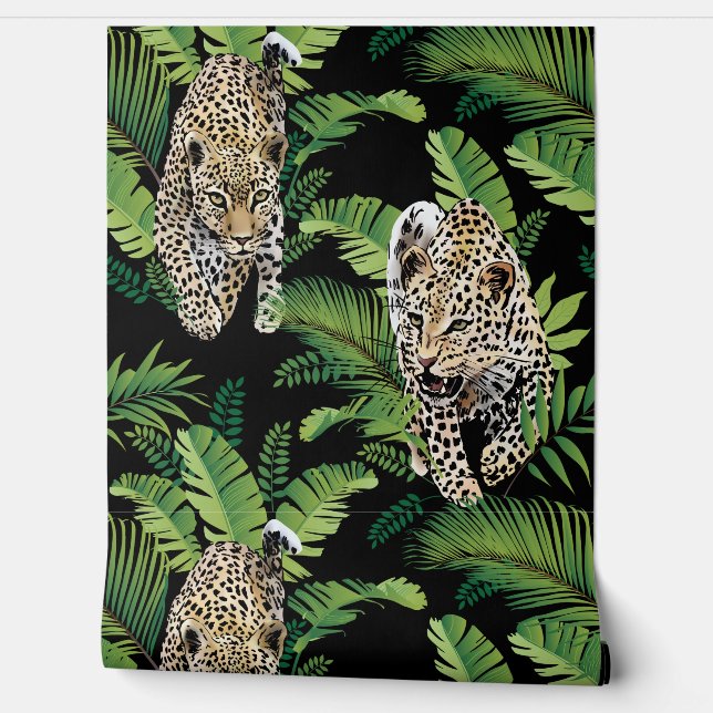 Leopards Muster Tapete (Abrollen)