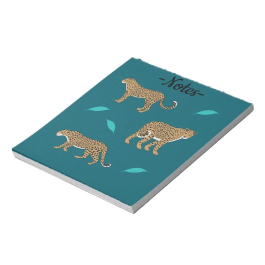 Leopards Notizblock (Rotiert)
