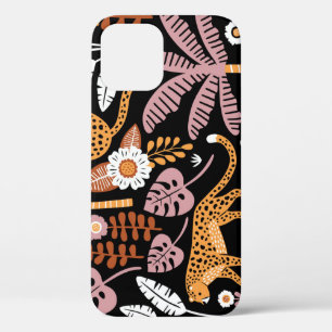 Leopards Palms Vintag Nahtlos Muster Case-Mate iPhone Hülle
