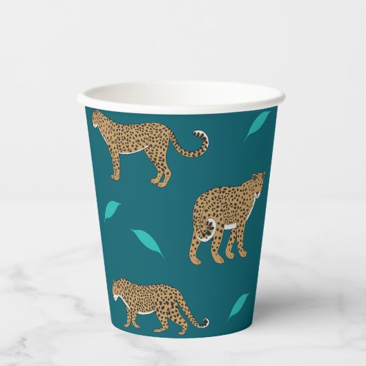 Leopards Pappbecher (Vorderseite)
