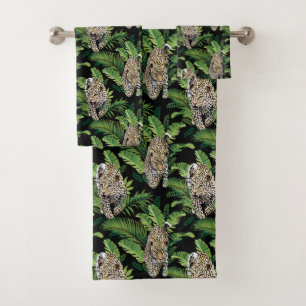 Leopards Pattern Handtuchhandtuch Set