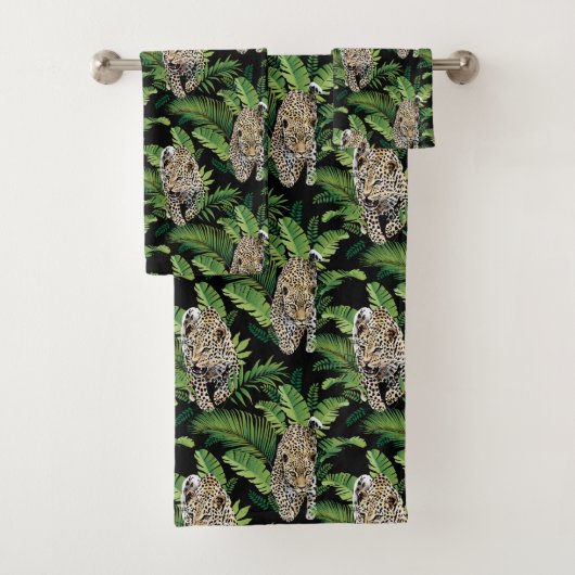 Leopards Pattern Handtuchhandtuch Set (Insitu)