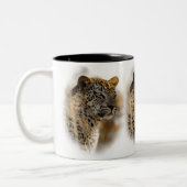 Leopardsafari-Tassen u. -schalen Zweifarbige Tasse (Links)