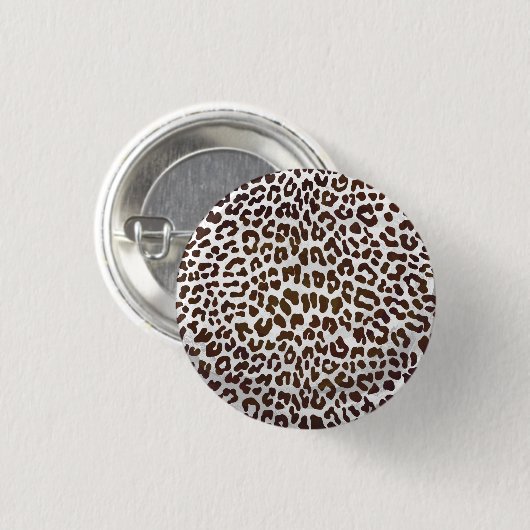 Leopardschokolade Button (Vorne & Hinten)