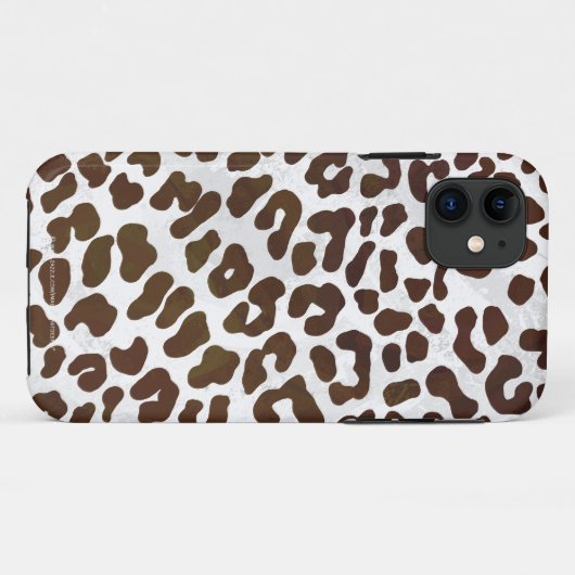 Leopardschokolade Case-Mate iPhone Hülle (Rückseite (Horizontal))