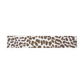 Leopardschokolade Einladungsbanderole (Flach)