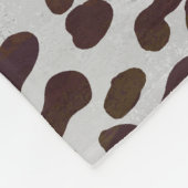 Leopardschokolade Fleecedecke (Ecke)