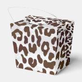 Leopardschokolade Geschenkschachtel (Rückseite)