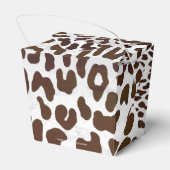 Leopardschokolade Geschenkschachtel (Rückseite)