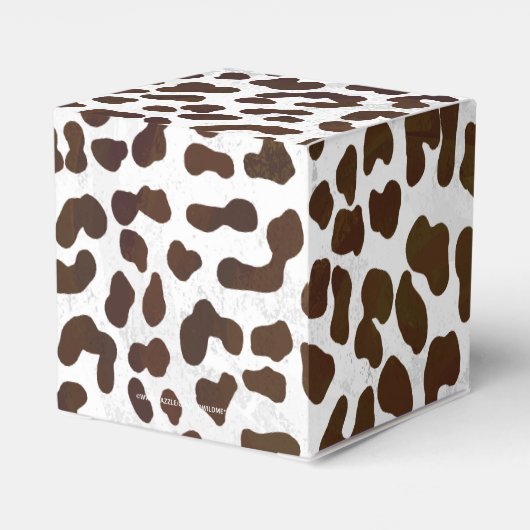 Leopardschokolade Geschenkschachtel (Rückseite)