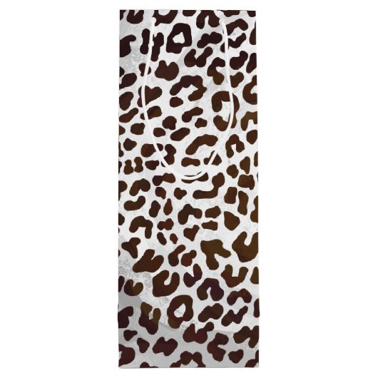 Leopardschokolade Geschenktüte Für Weinflaschen (Rückseite)