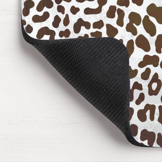 Leopardschokolade Mousepad (Ecke)