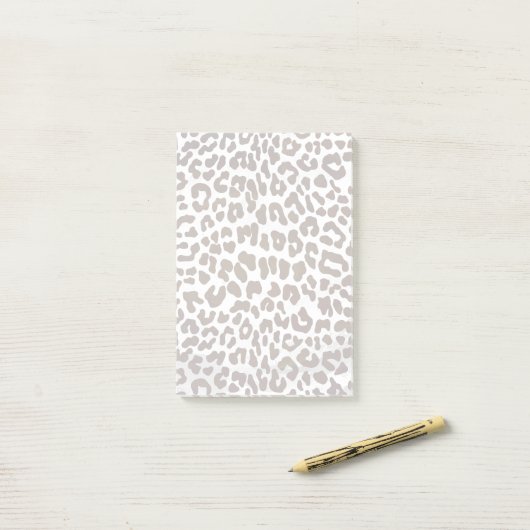 Leopardschokolade Post-it Klebezettel (Auf Schreibtisch)