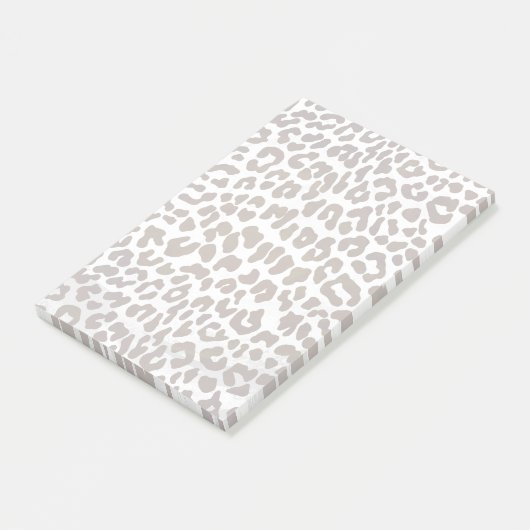 Leopardschokolade Post-it Klebezettel (angewinkelt)