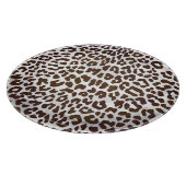 Leopardschokolade Schneidebrett (Ecke)