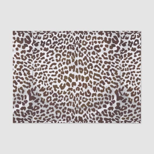 Leopardschokolade Seidenpapier (Vorderseite)