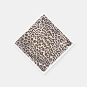 Leopardschokolade Serviette (Ecke)