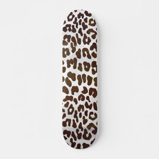 Leopardschokolade Skateboard (Vorne)