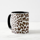 Leopardschokolade Tasse (Vorderseite Links)
