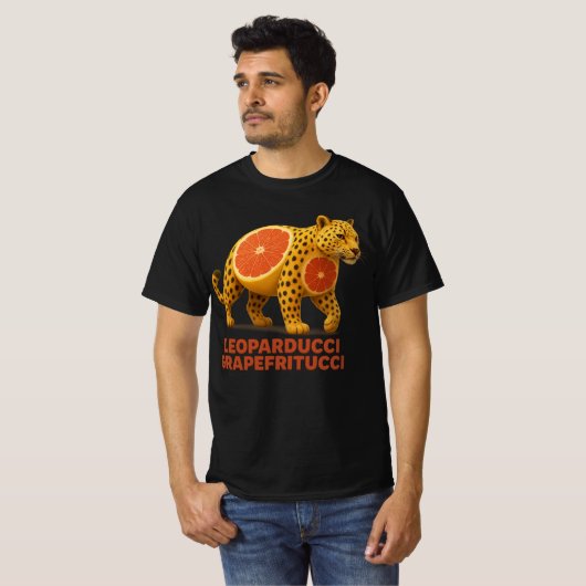 Leoparducci Grapefruitucci - Citrus Jungle Italien T-Shirt (Vorne ganz)