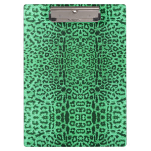 Leopargrüner Druck Klemmbrett