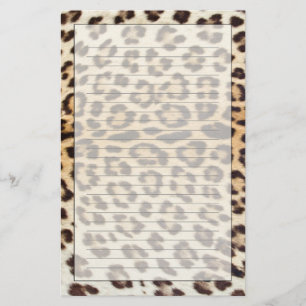 Leoparhaar Briefpapier