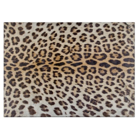 Leoparhaar Schneidebrett (Vorderseite)