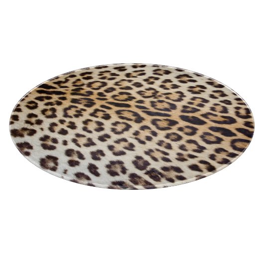 Leoparhaar Schneidebrett (Ecke)