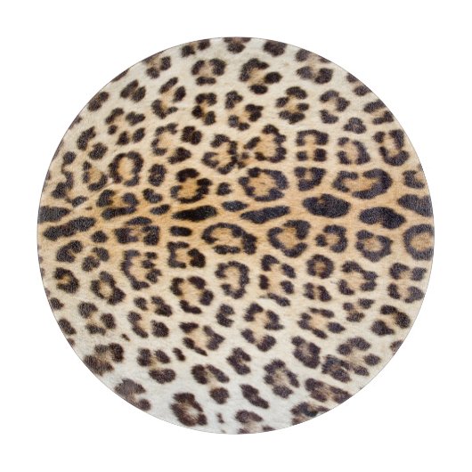 Leoparhaar Schneidebrett (Vorderseite)